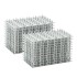 20 Pack Truss Plates 3x6 Inch, Pronged Truss Mending Plate with Nail Teeth, Tie Plate for Roofing Wood Connector 20 Ga Thick 8mm Nail Teeth