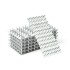 20 Pack Truss Plates 3x6 Inch, Pronged Truss Mending Plate with Nail Teeth, Tie Plate for Roofing Wood Connector 20 Ga Thick 8mm Nail Teeth