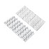 Truss Plates 2 X 4 Inch, 30Pcs Pronged Truss Mending Plate with Nail Teeth, Steel Mounting Brackets for Roofing Wood Connector 20 Ga Thick 8mm Nail Teeth
